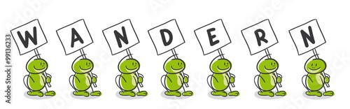 Stick Figure Series Green