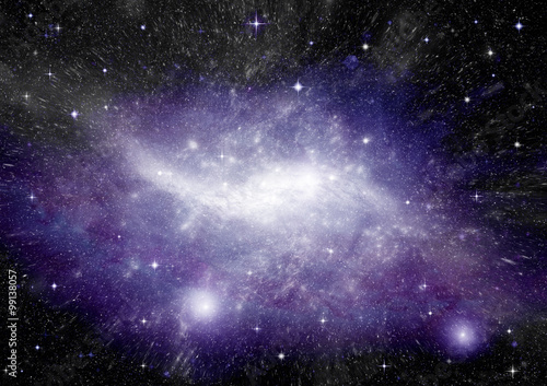 Wallpaper Mural galaxy in a free space Torontodigital.ca