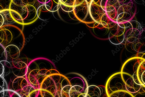 abstract elegant circle background design illustration with spac