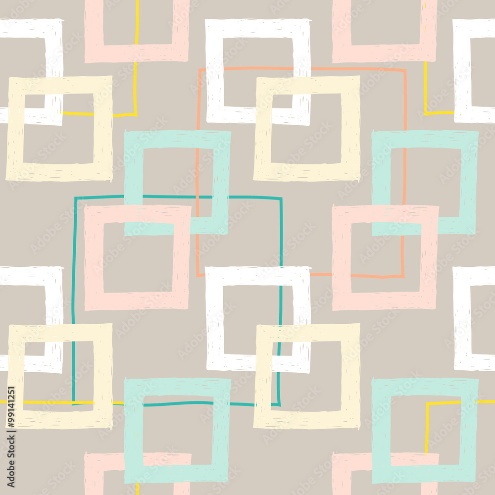 vector pattern of pastel squares on gray background vector pattern of pastel squares on gray background