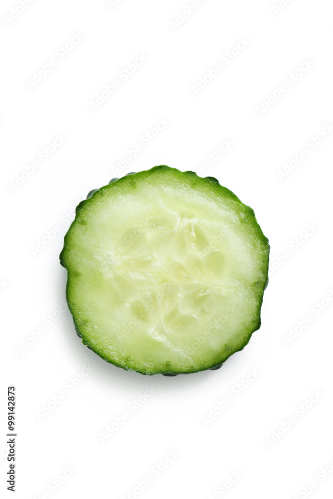 Fresh cucumber isolated on white Fresh cucumber isolated on white