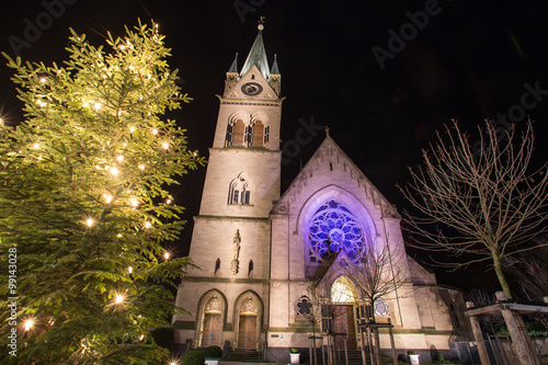 Photos marienkirche church bad homburg germany at night