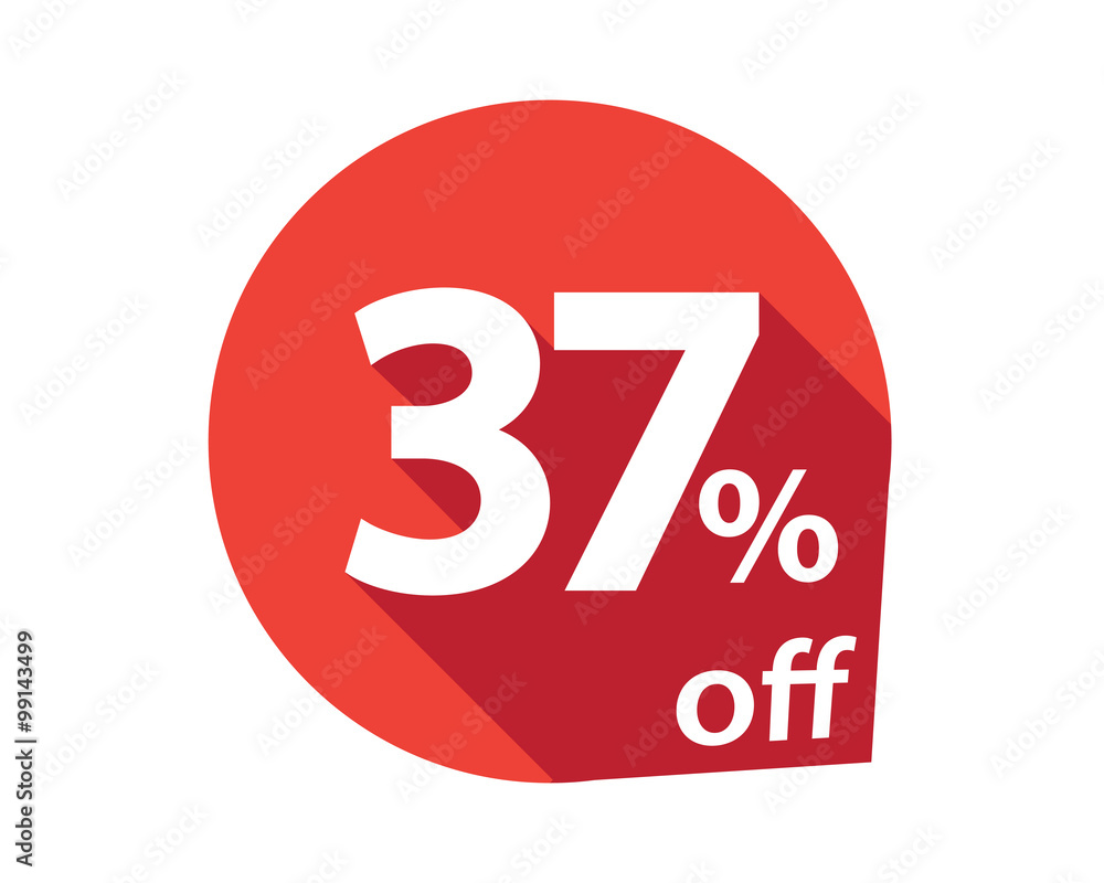 37 percent discount off red circle 37 percent discount off red circle