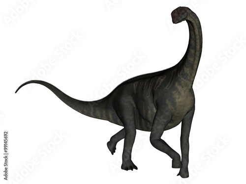 Jobaria dinosaur walking - 3D render © Elenarts