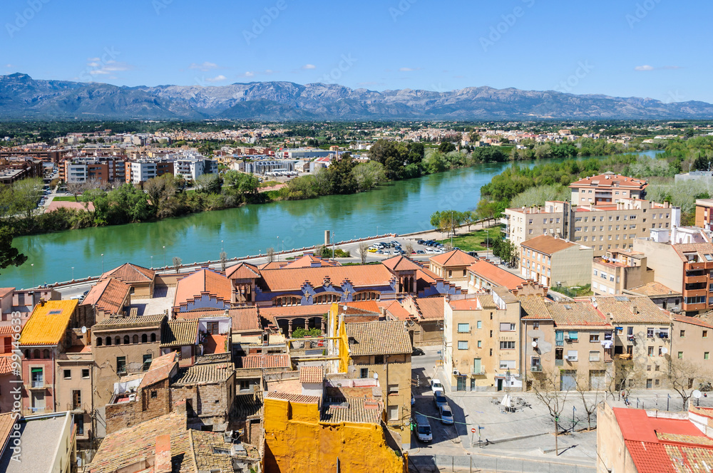 View of Tortosa from the castle, Spain