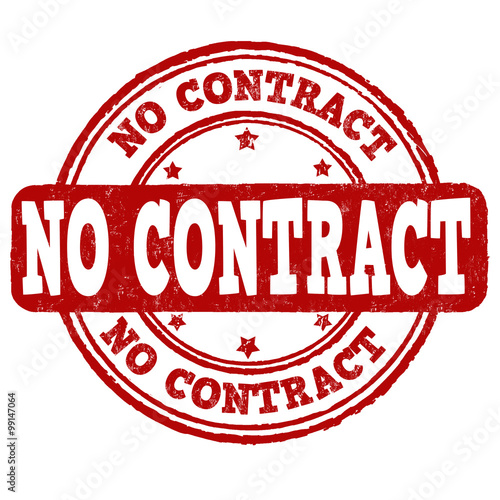 No contract stamp