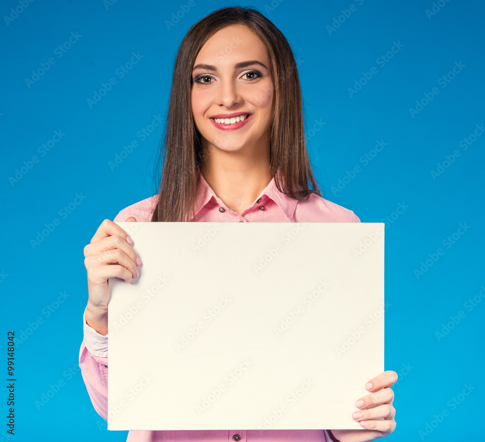 Fototapeta premium Woman in studio