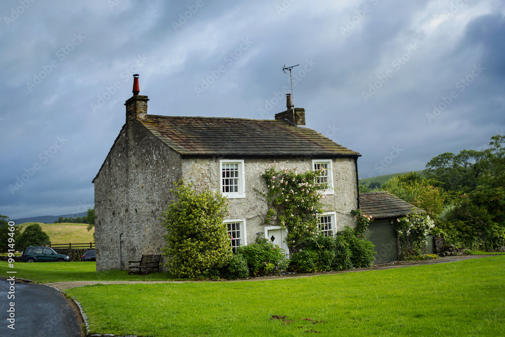 Beautiful English house with climbing roses