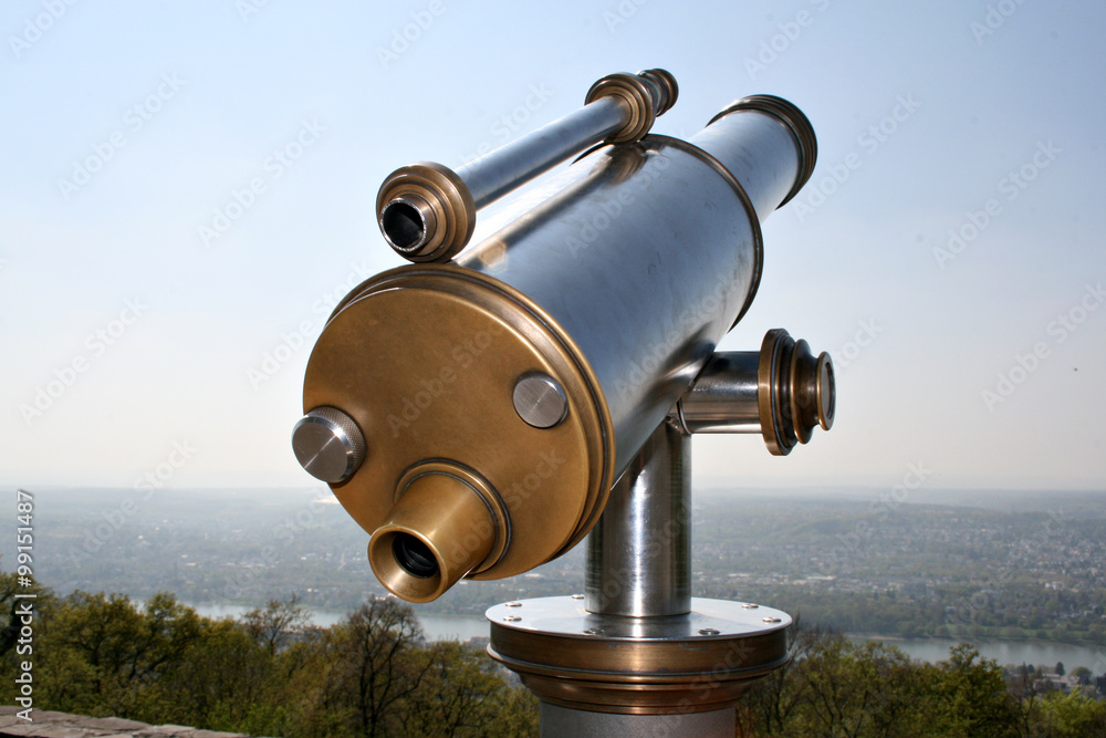 teleskop fernrohr rhein nrw natürlich lifestyle aussicht münzfernglas münzfernrohr