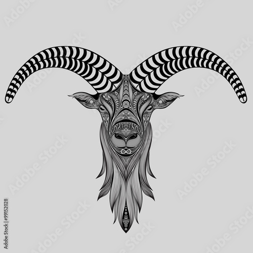 Vector abstract goat