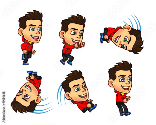 Parkour Boy Game Sprite