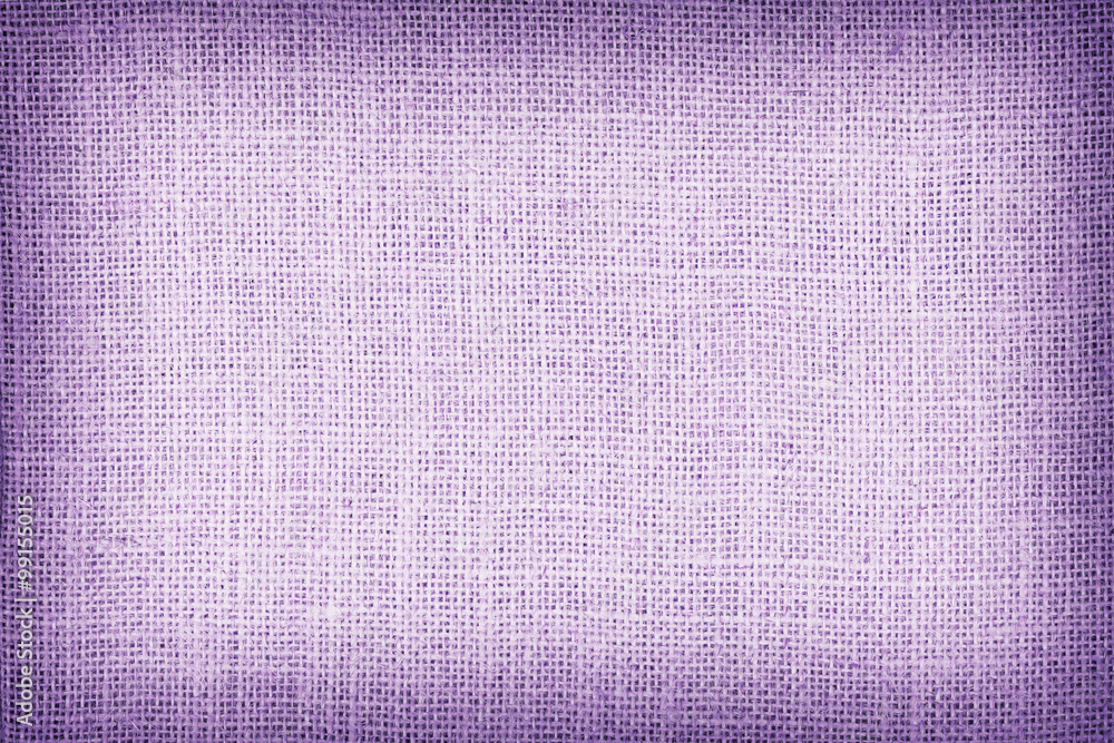 Fototapeta premium Natural sackcloth textured for background, purple colour