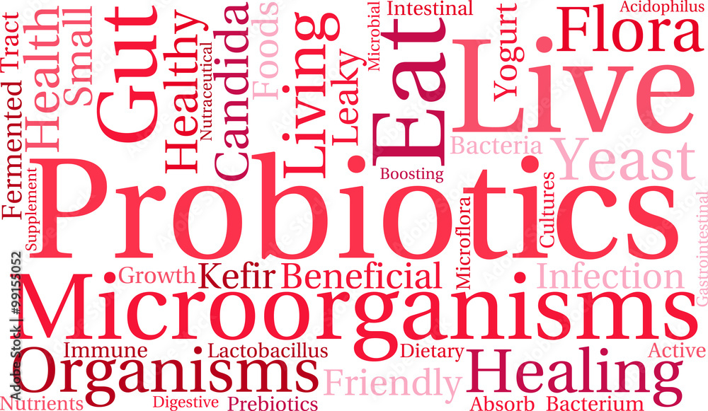 Probiotics Word Cloud Probiotics Word Cloud