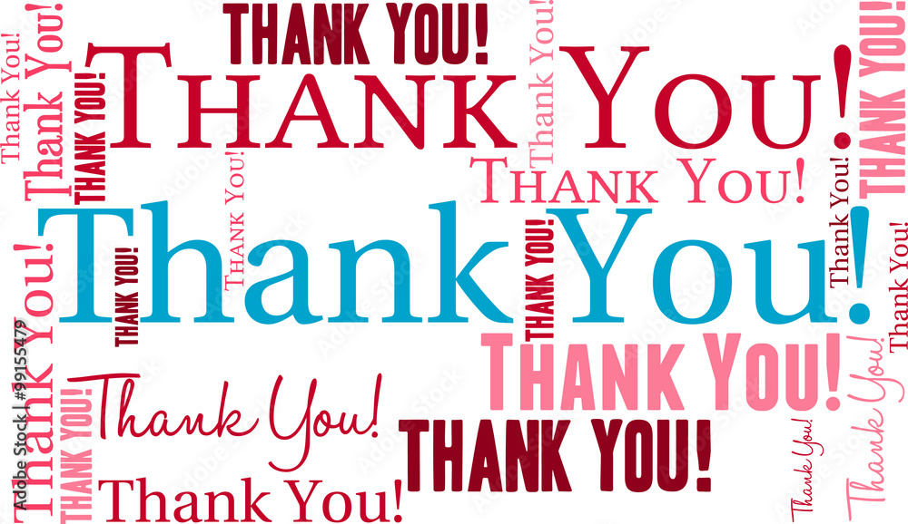 Thank You Word Cloud Thank You Word Cloud