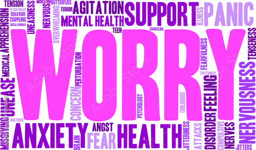 Worry Word Cloud