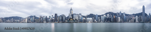 Obraz na płótnie Hongkong - panorama architektury