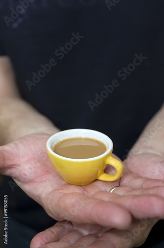 Hand With Coffee