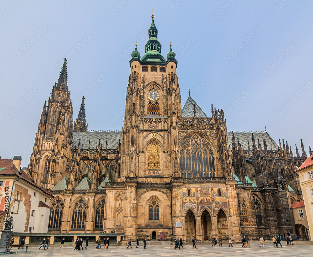 Fototapeta premium Saint Vitus Cathedral in Prague