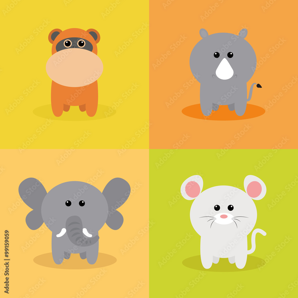 Cute Cartoon Animals