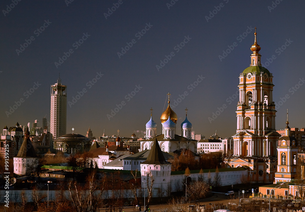 Obraz premium Новоспасский монастырь, Москва.