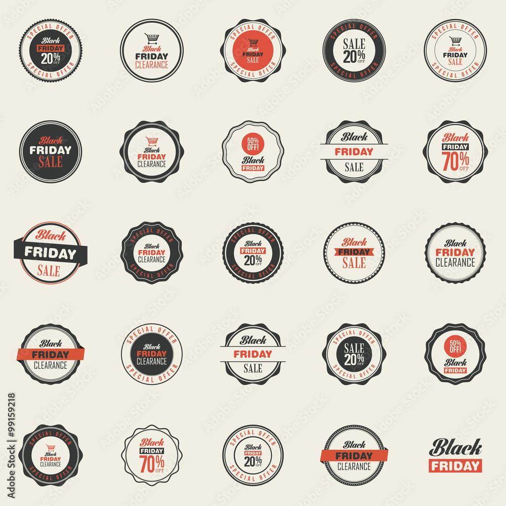 Black Friday Labels Black Friday Labels