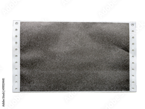 carbon salary slip, or carbon paper isolated