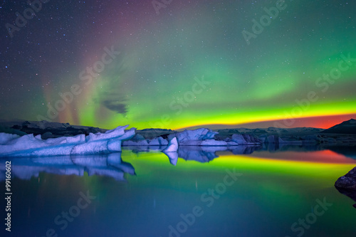 Jokulsarlon Glacial Lagoon, East, Iceland photo