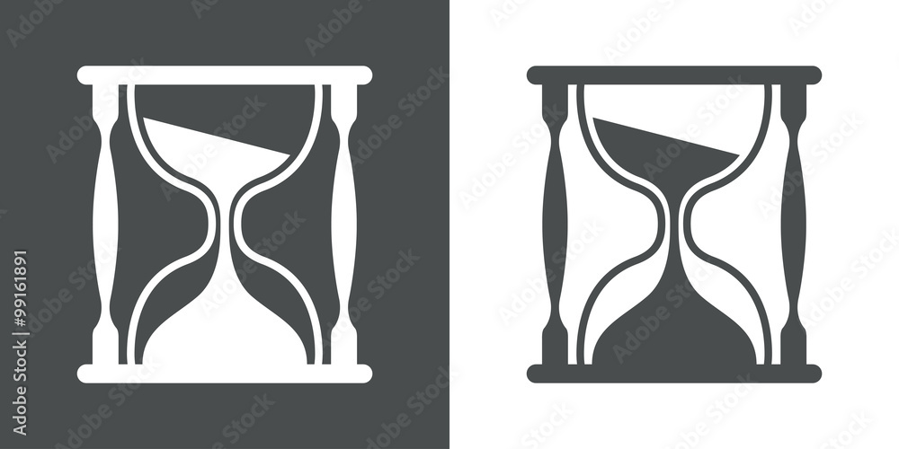 Icono plano reloj de arena #1 Icono plano reloj de arena #1