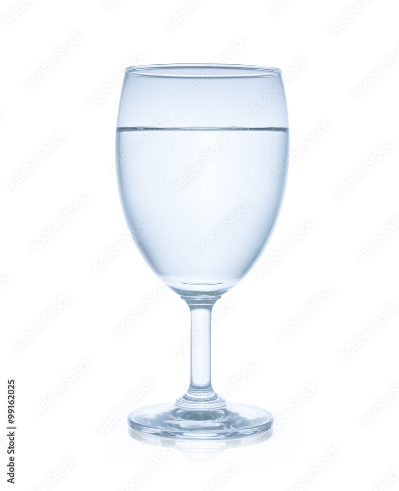 water wine glass