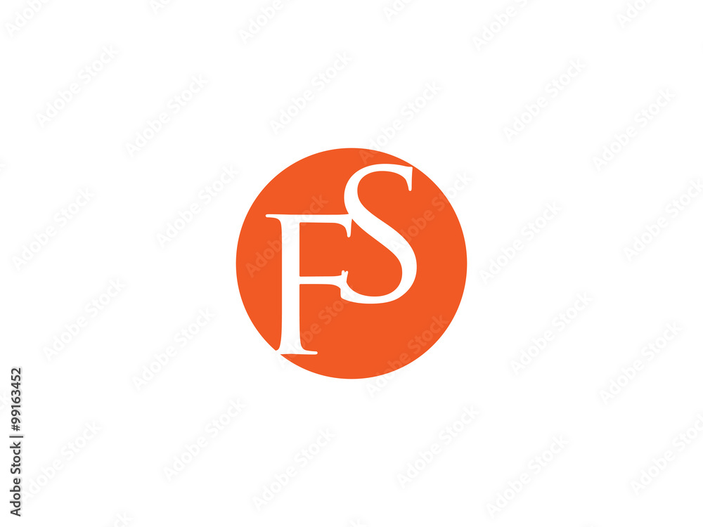 Double FS letter logo Double FS letter logo