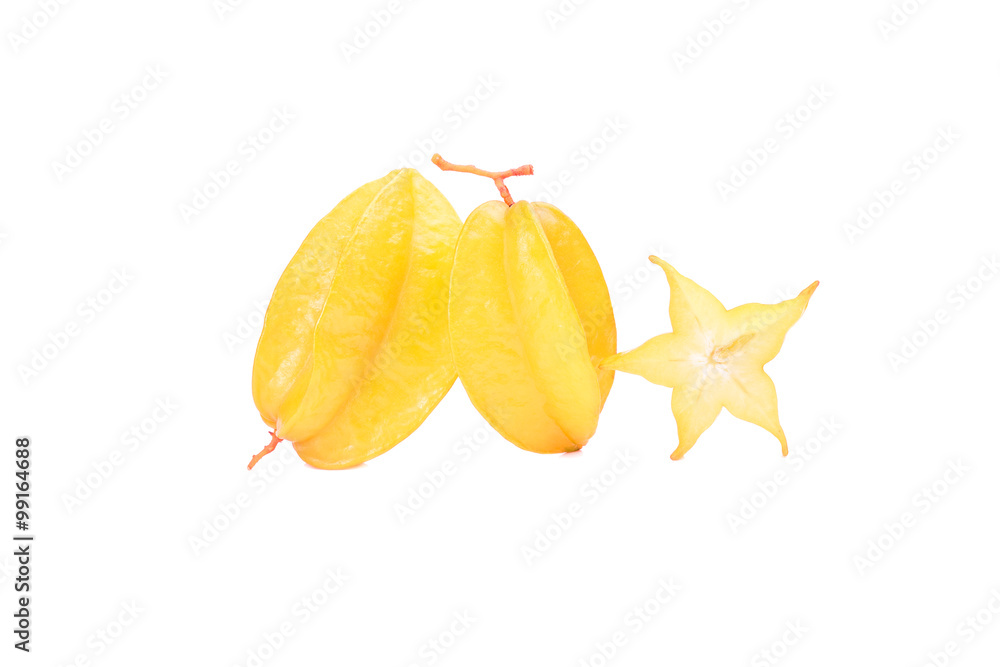 Fototapeta premium Star apple on white background