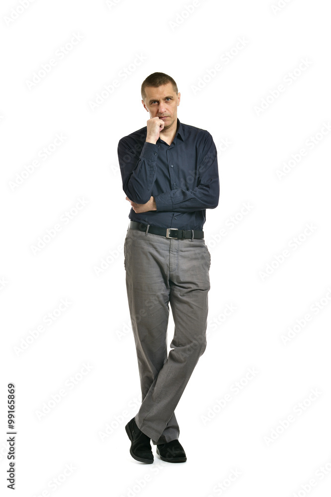 Confident man posing Confident man posing