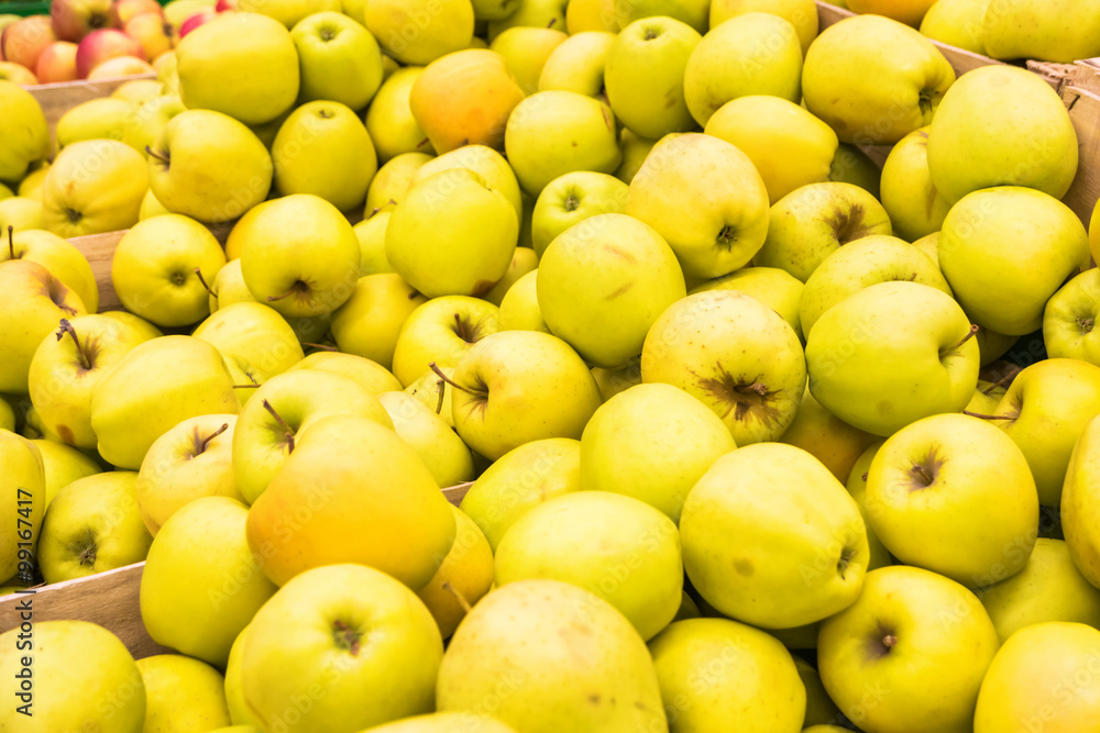 Red and yellow fresh apples Red and yellow fresh apples