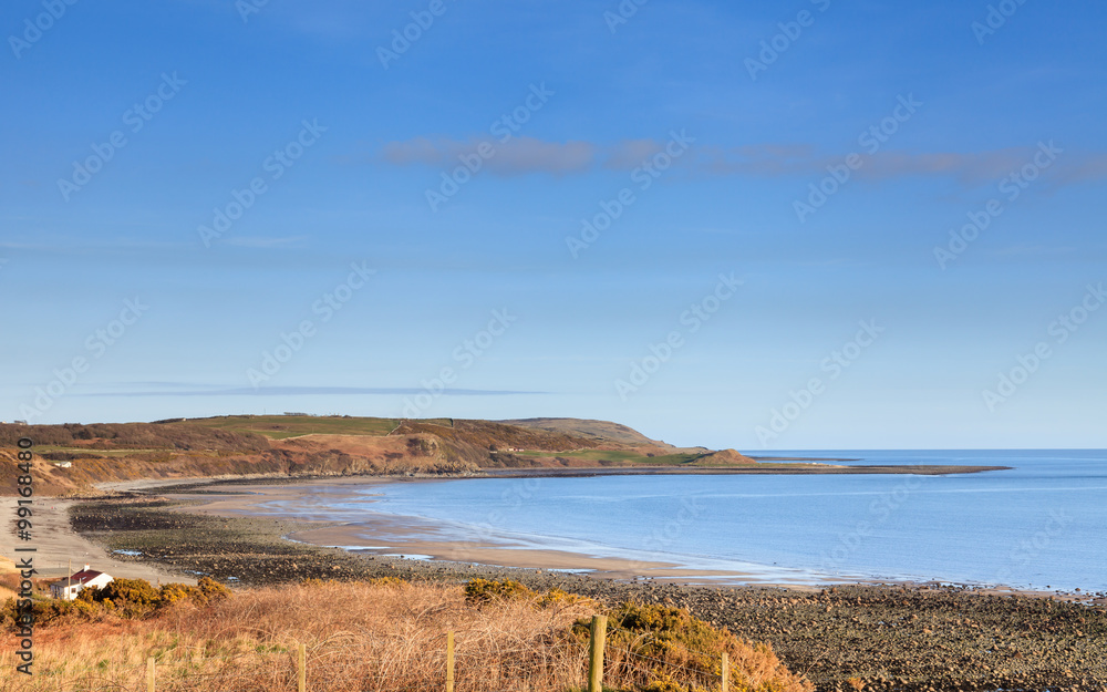 Monreith Bay. The view across Monreith Bay in Dumfries and Galloway, Southern Scotland.