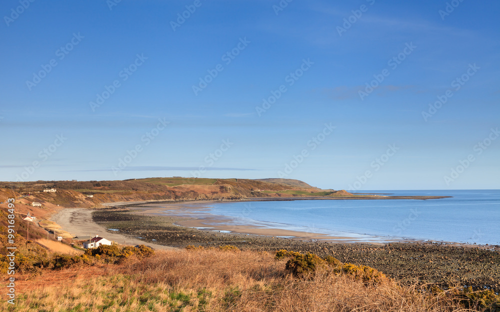 Monreith Bay.  The view across Monreith Bay in Dumfries and Galloway, Southern Scotland.