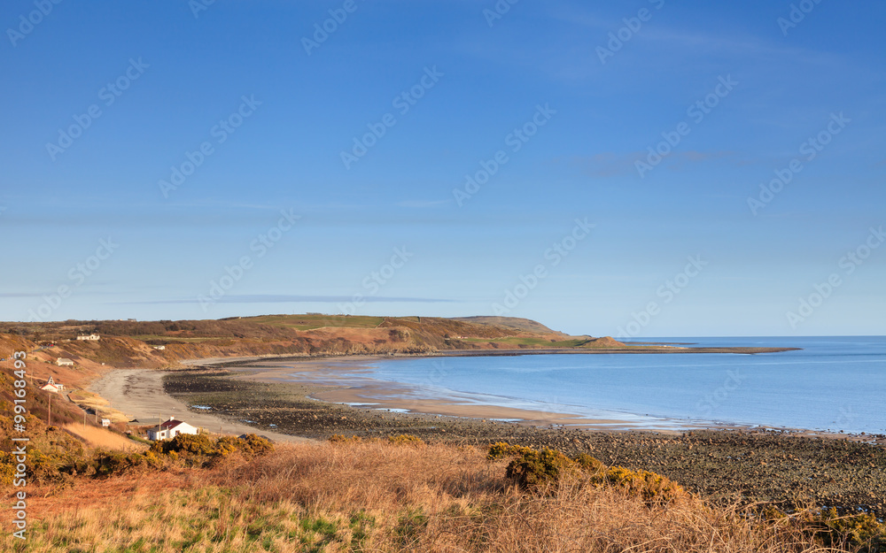 Monreith Bay. The view across Monreith Bay in Dumfries and Galloway, Southern Scotland. Monreith Bay. The view across Monreith Bay in Dumfries and Galloway, Southern Scotland.