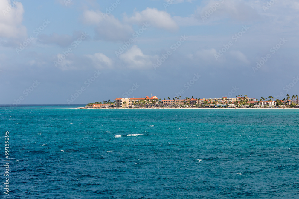 Resorts on Coast of Aruba
