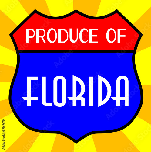 Produce Of Florida Shield