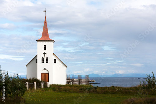 Kollafjardarneskirkja, one of the many Icelandic churches.