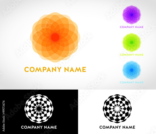 Geometric Transparent Logo