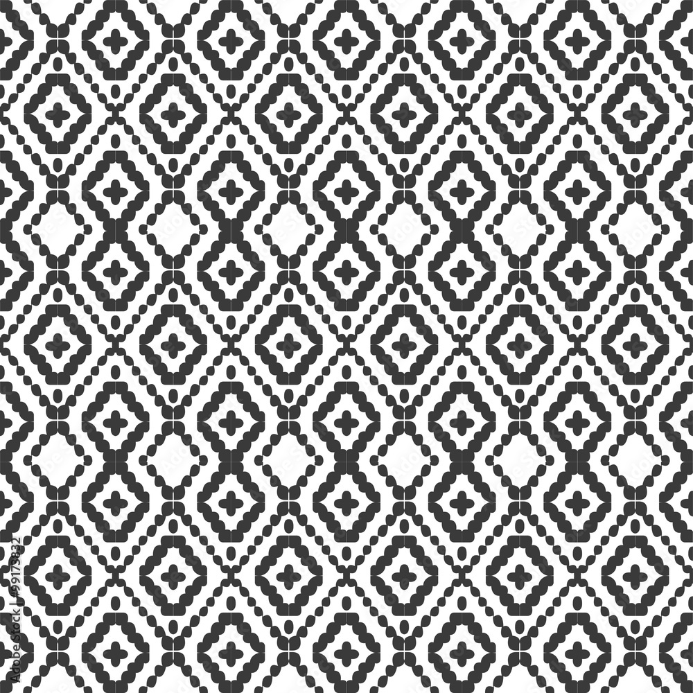 Seamless background image of diamond check cross round geometry pattern.
Seamless background image of diamond check cross round geometry pattern.