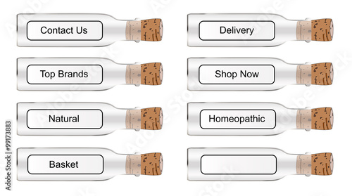 Chemist Style Web Labels