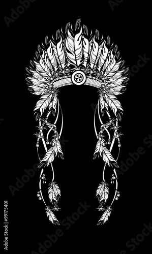 feather headdress Indians