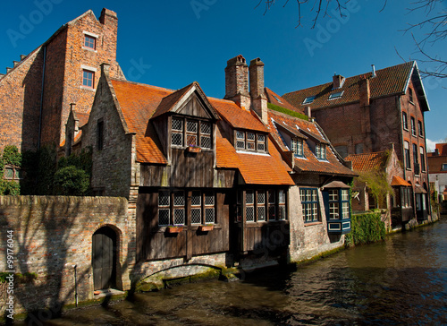 Houses along the canals of ...