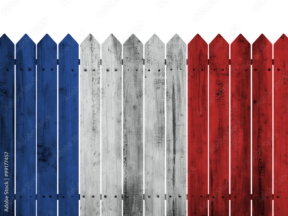 Wood Texture Fence Flag Wood Texture Fence Flag