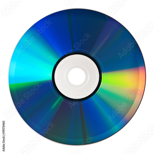 CD isolated on White