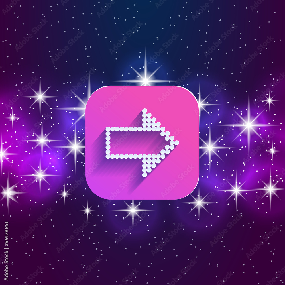 Arrow in night style UI Arrow in night style UI