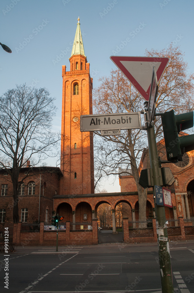Obraz premium Evangelische Kirche St. Johannis, Berlin-Moabit