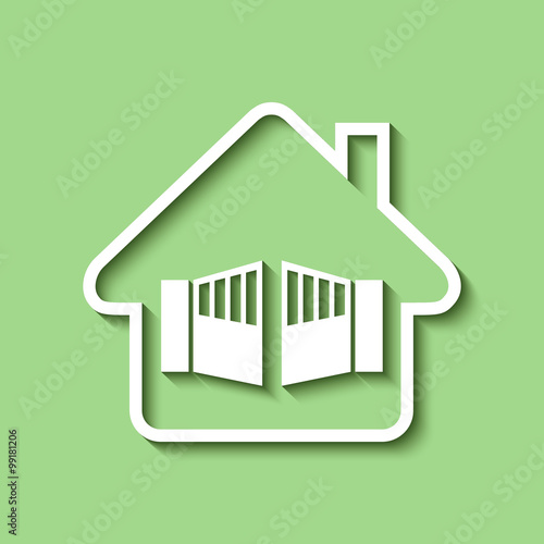 Logo maison et portail.