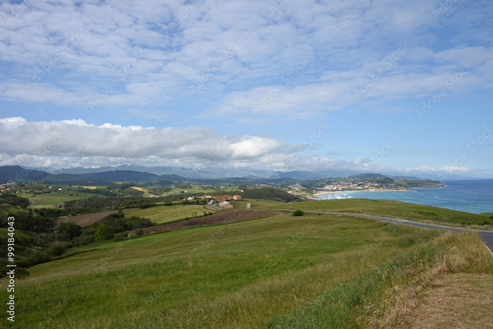 Panorama des Naturparks Oyambre Kantabrien